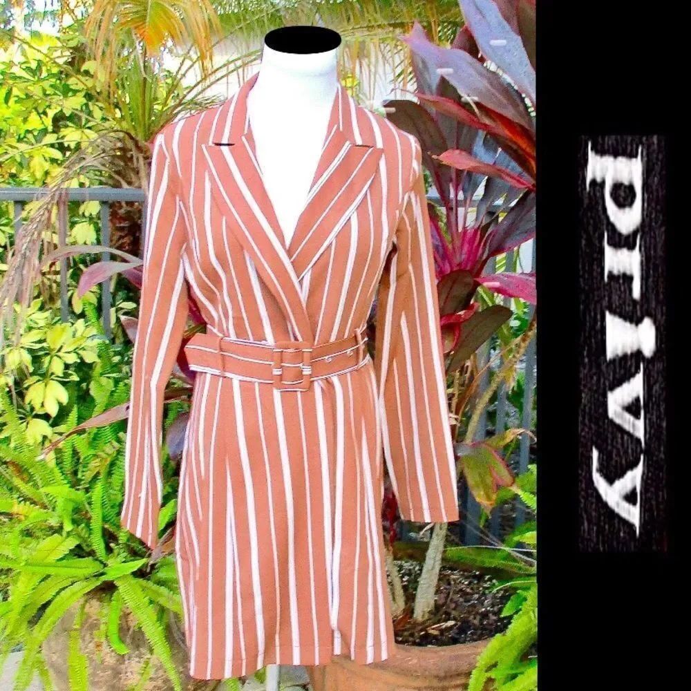 Privy Long Belted Overcoat
